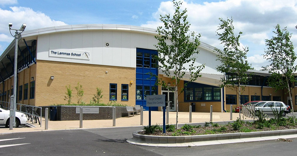 Image featuring a picture of the Lammas School building
