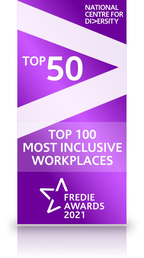 NCFD Top 50 Most Inclusive Workplaces Accreditation