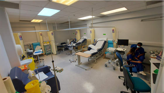 After Conversion into New Temporary Ambulatory Care Unit and in Use