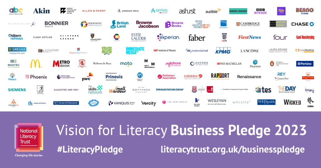 Vision for Literacy Business Pledge 2023